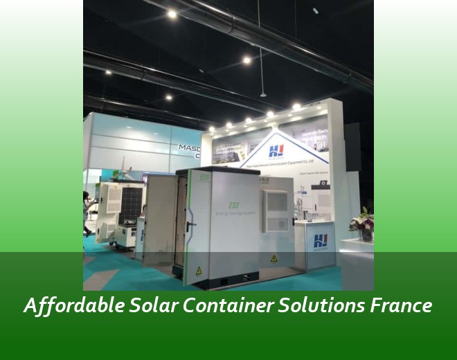 Affordable Solar Container Solutions France